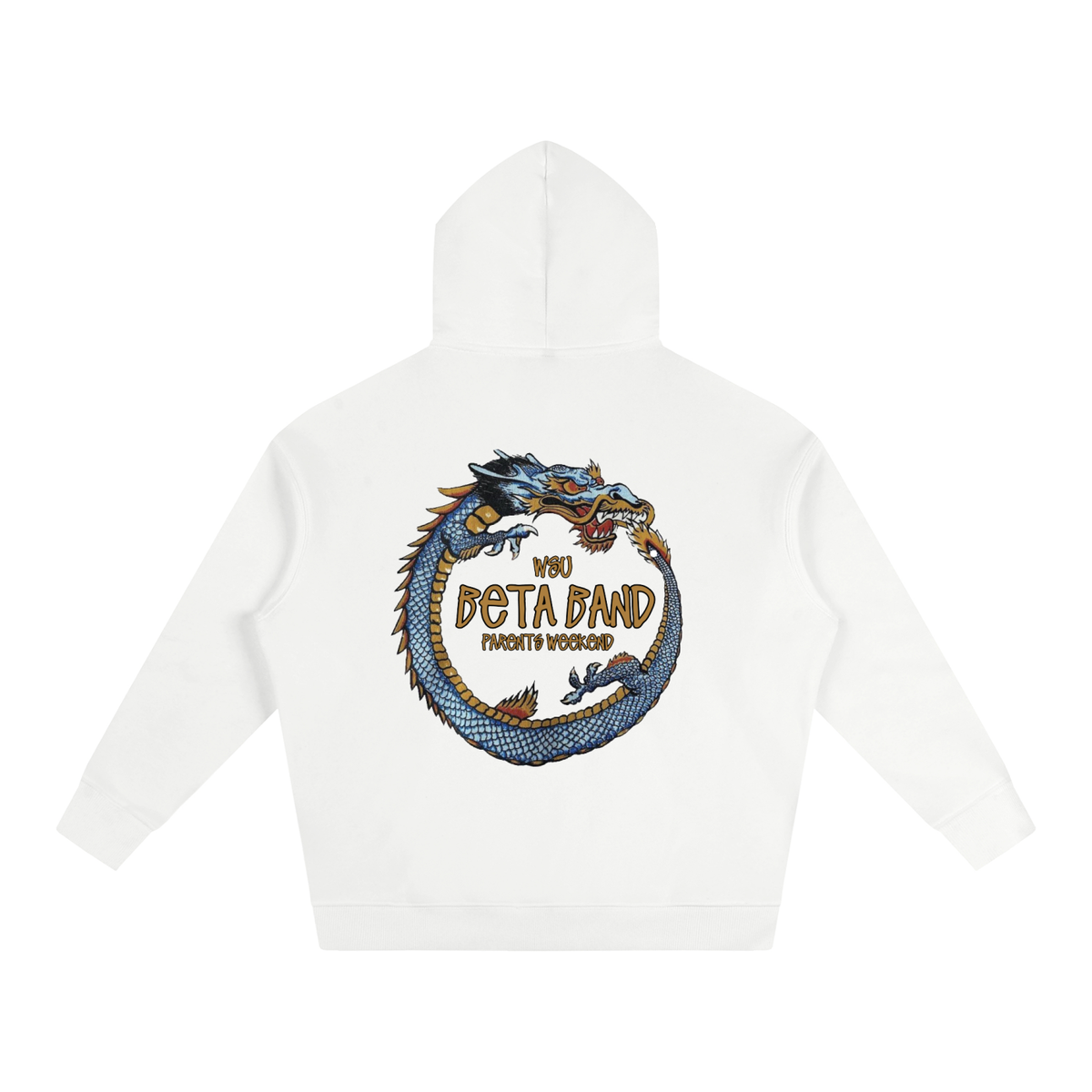 Beta Band Parents Weekend Hoodie White