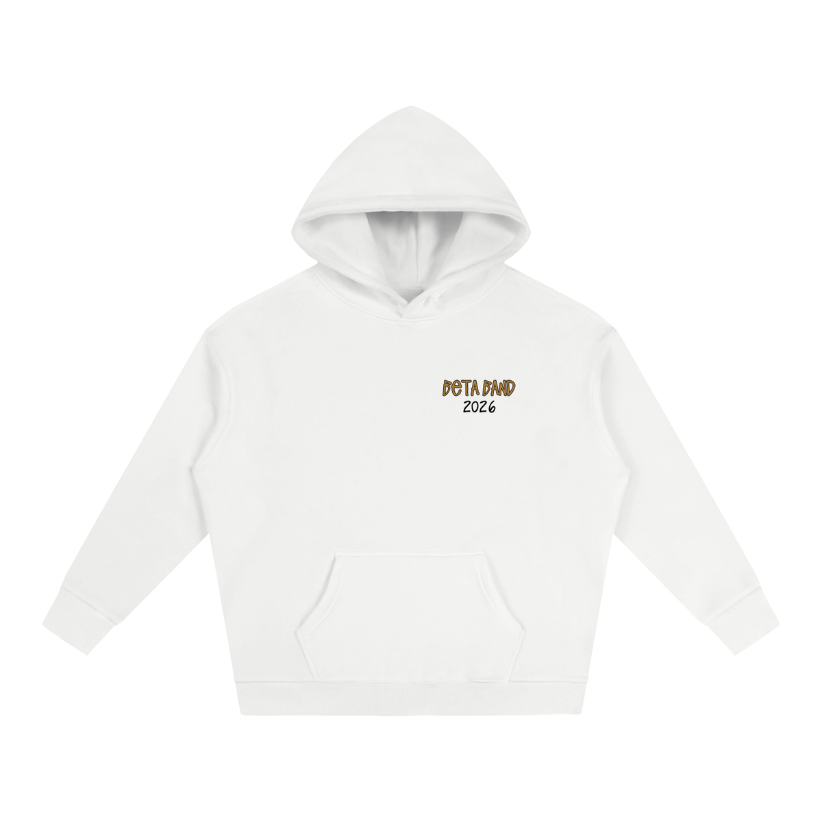 Beta Band Parents Weekend Hoodie White