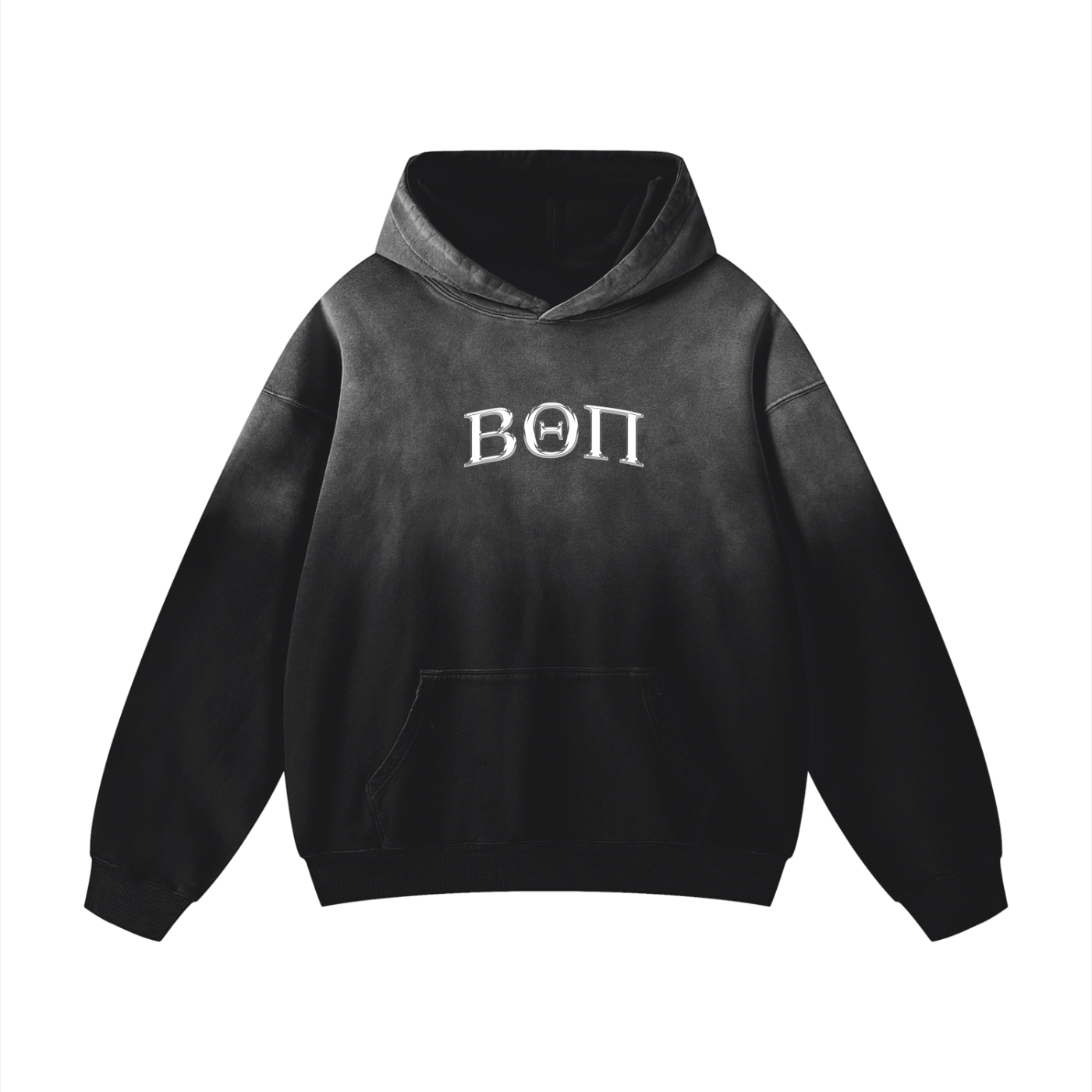 Black Beta Sunfaded Hoodie