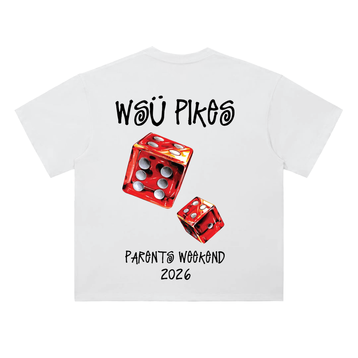 Pike Parents Weekend Baggy White T-Shirt