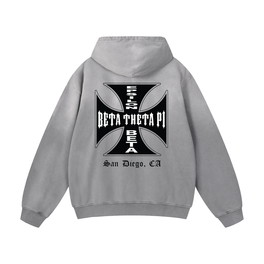 SDSU Beta Chopper Heavyweight Sunfaded Hoodie